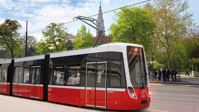 Flexity trams for Vienna, Austria